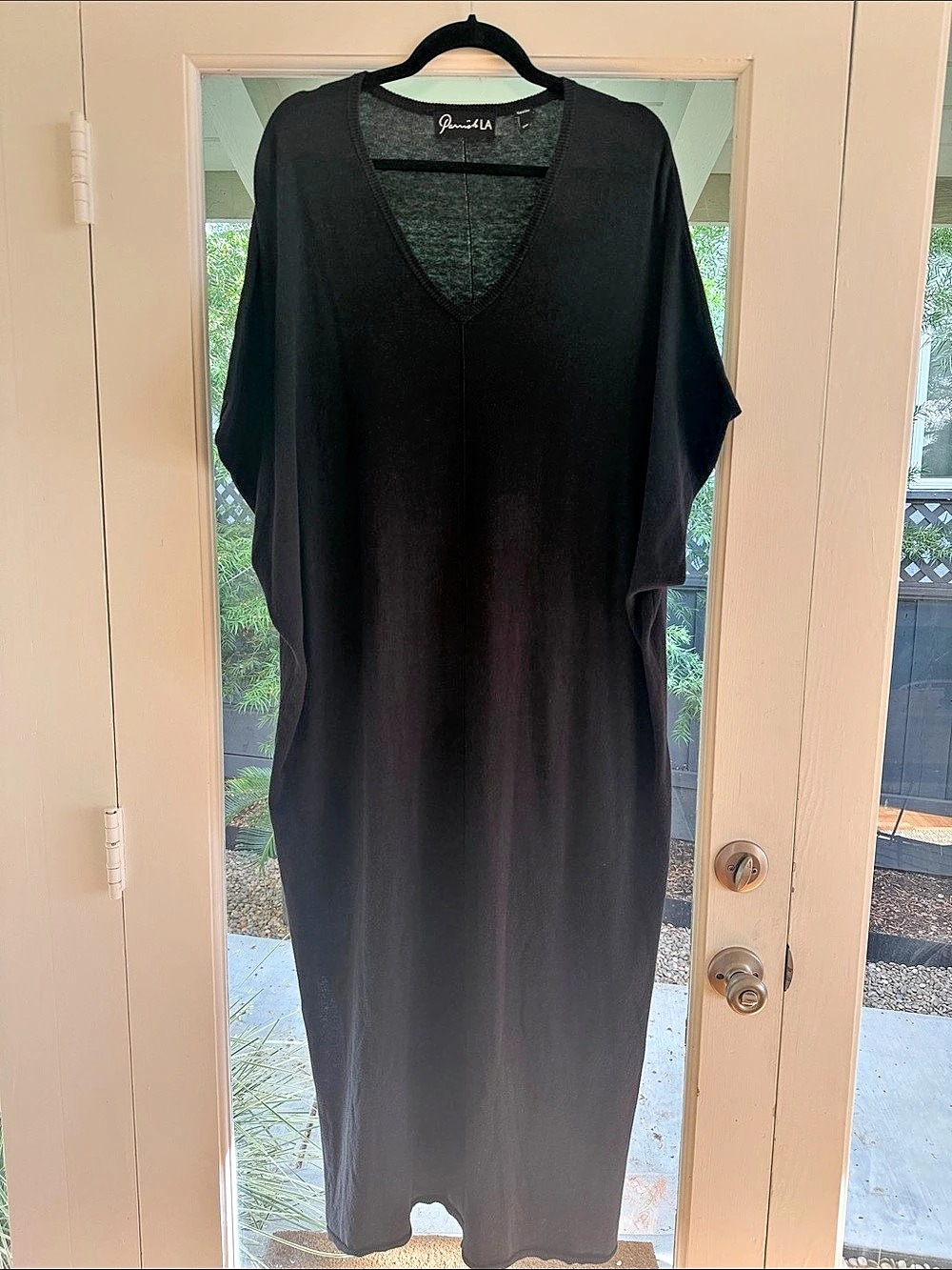 Parrish LA Black Maxi Dress Like New